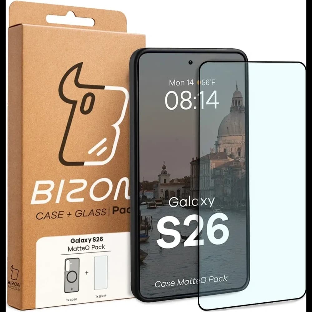 Bizon MatteO Magnetic Pack Samsung Galaxy S26 smoky black - 9