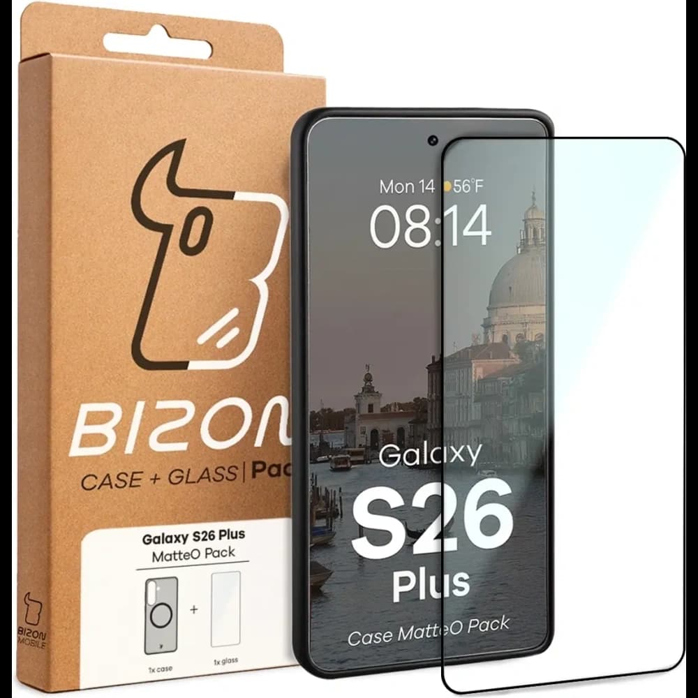 Bizon MatteO Magnetic Pack Samsung Galaxy S26+ Plus smoky black - 9