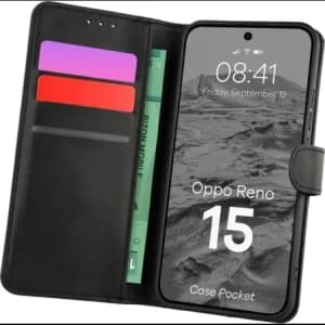 Bizon Case Pocket Oppo Reno 15 black