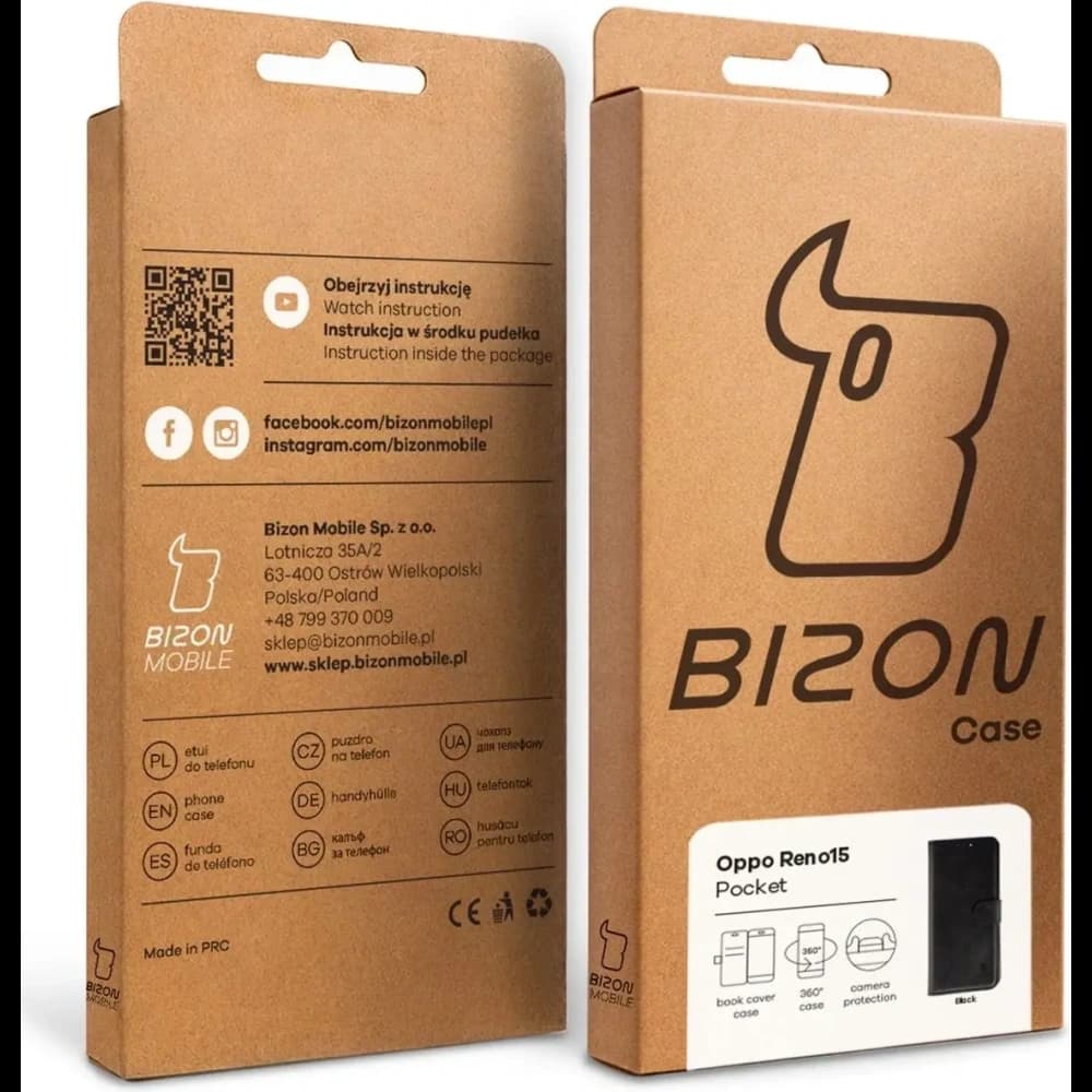 Bizon Case Pocket Oppo Reno 15 schwarz - 7