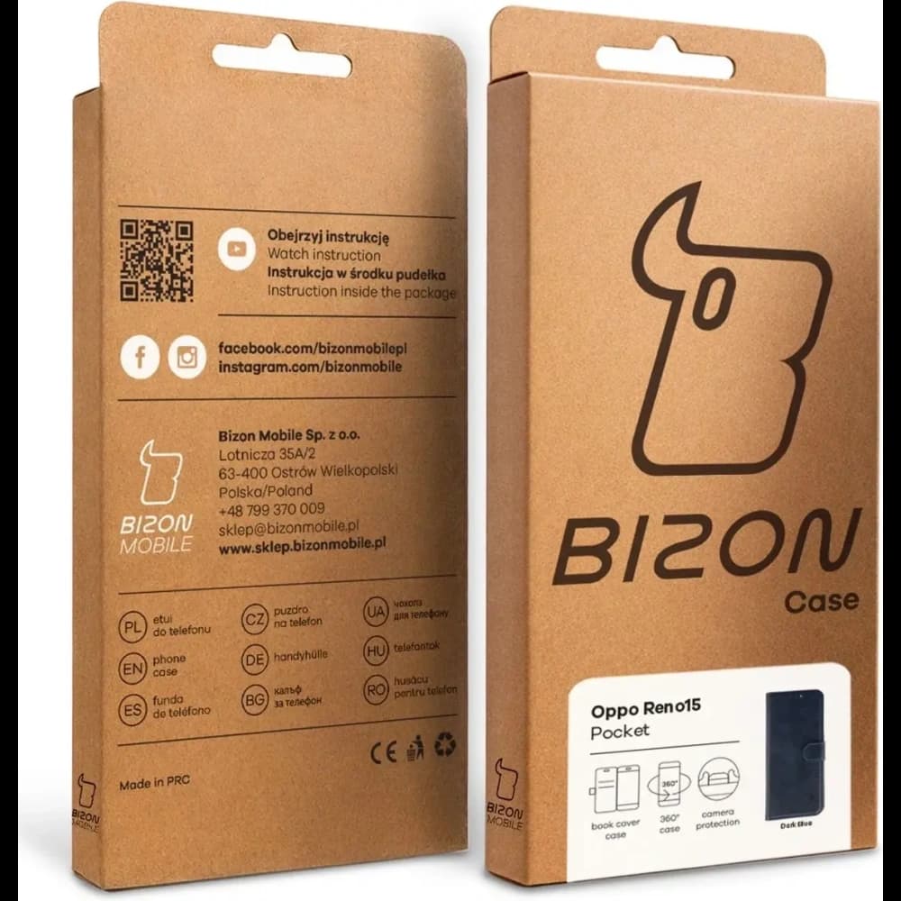 Bizon Case Pocket Oppo Reno 15 navy blue - 7
