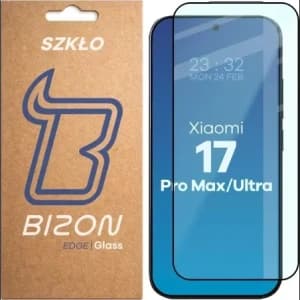 Bizon Glass Edge 2 Xiaomi 17 Ultra / 17 Pro Max black frame