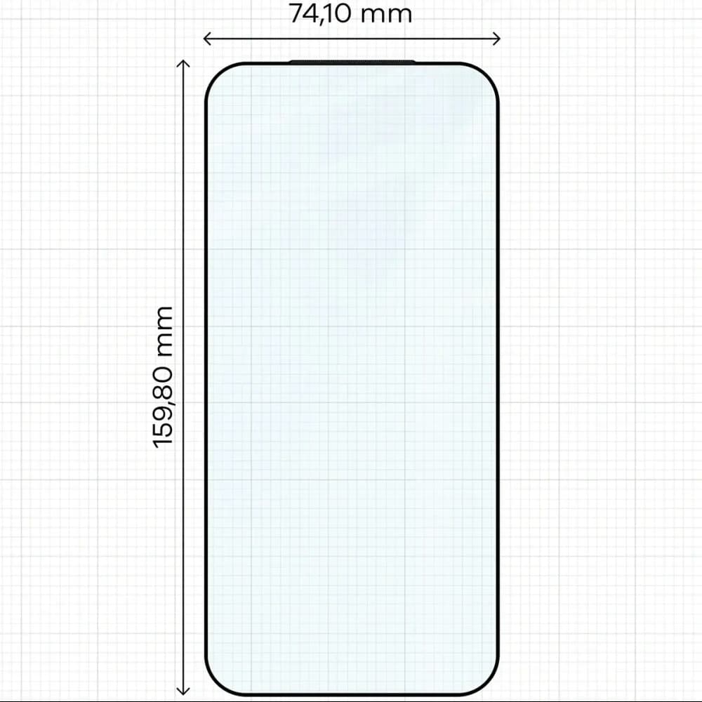 Bizon Glass Edge 2 Xiaomi 17 Ultra / 17 Pro Max black frame - 2