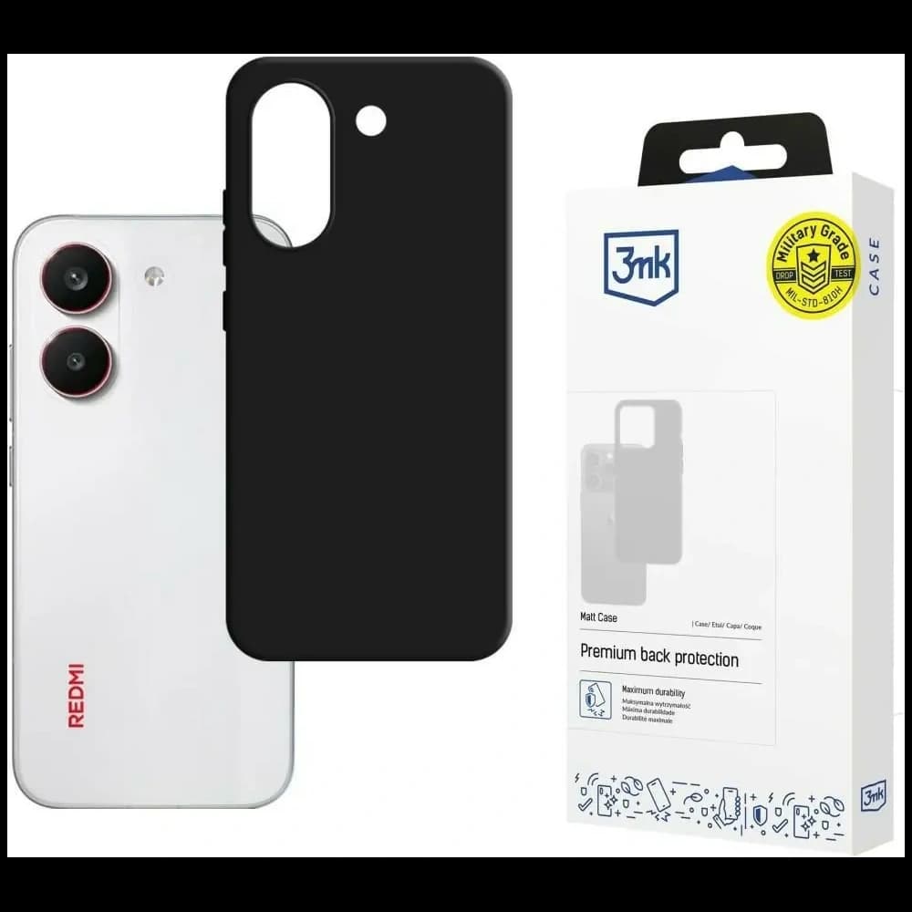 3MK Matt Case POCO X8 Pro schwarz - 1