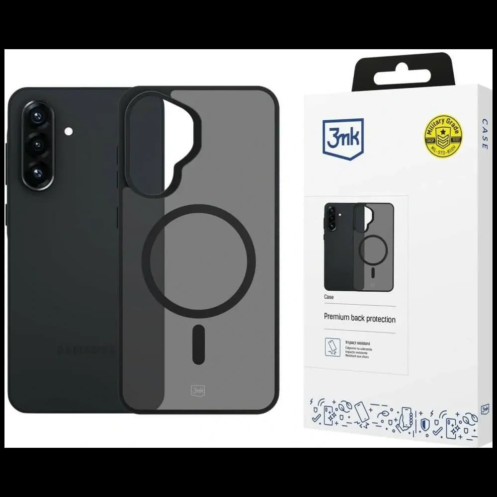 3MK Smoke MagCase Samsung Galaxy A37 black - 1