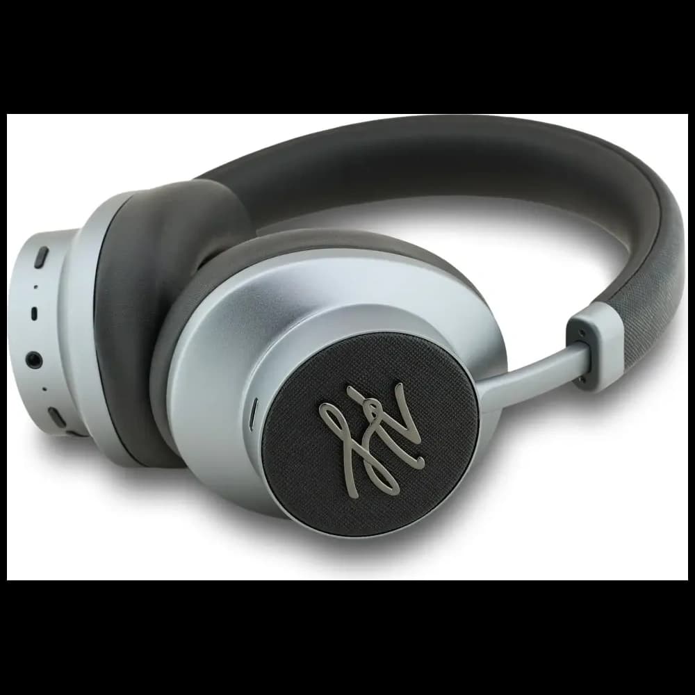 Karl Lagerfeld Grained Initials Bluetooth Wireless Over-Ear Kopfhörer ANC schwarz - 2