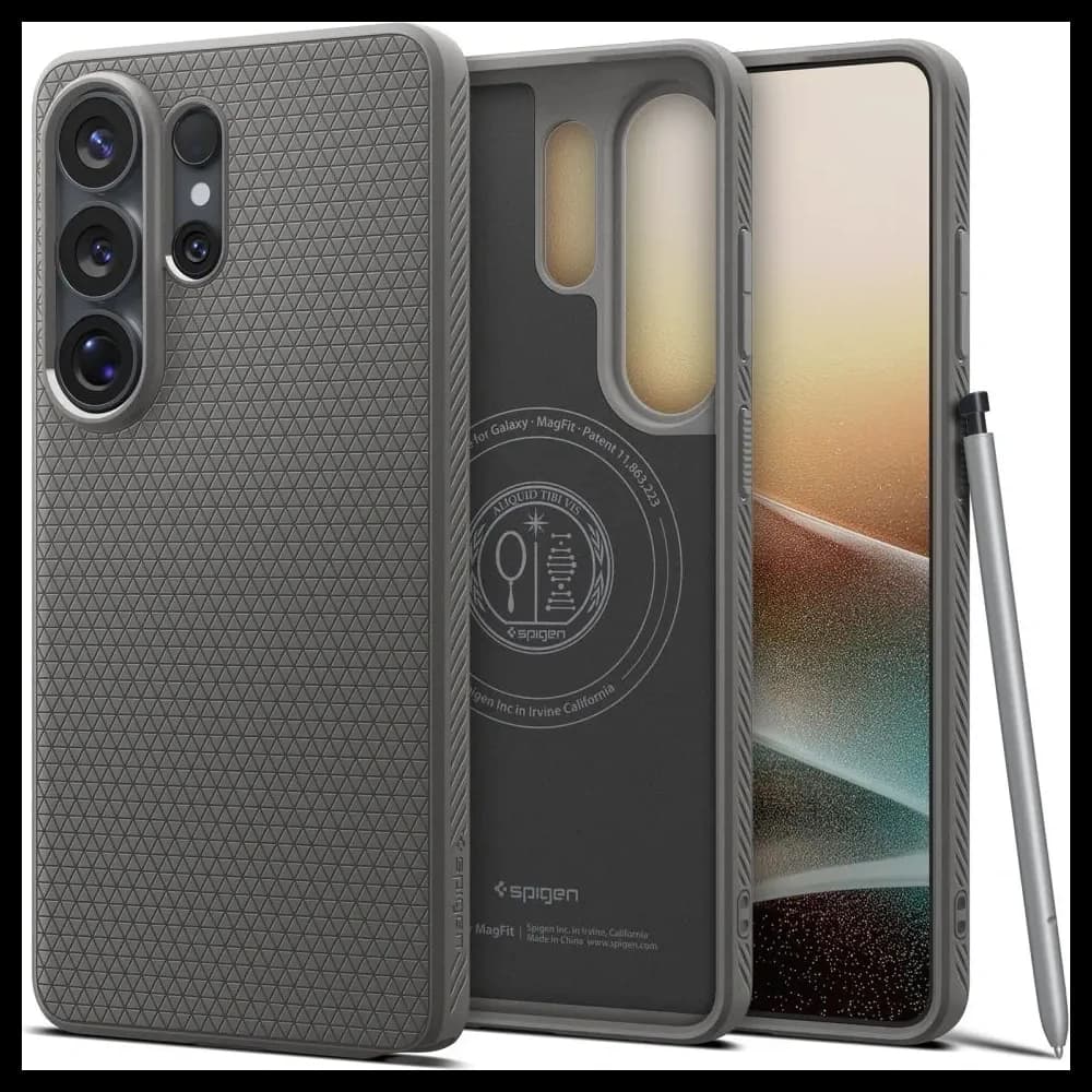 Spigen Liquid Air Mag MagSafe Samsung Galaxy S26 Ultra Marble Grey - 1