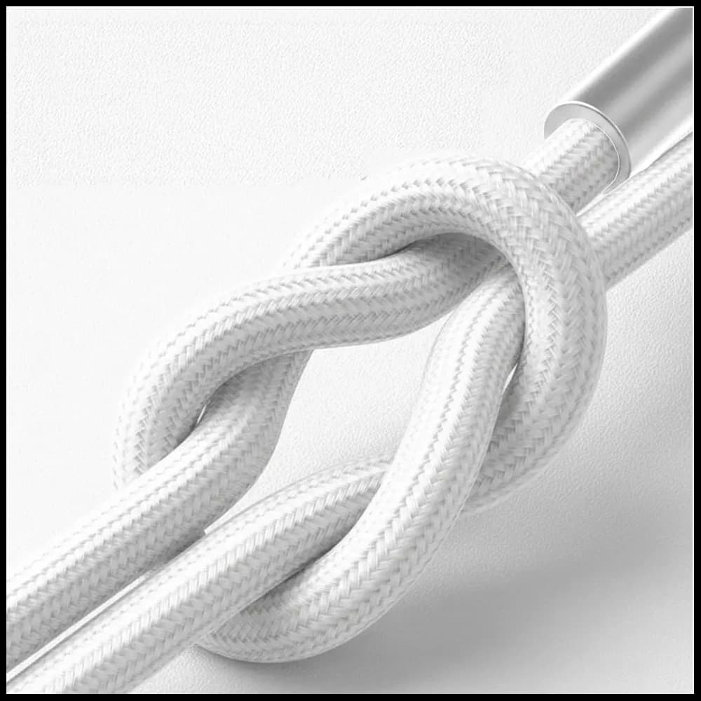 3MK Hyper Cable N-SERIES USB-A / Lightning 1m QC 3.0 5V / 2.4A 12W Weiß - 3