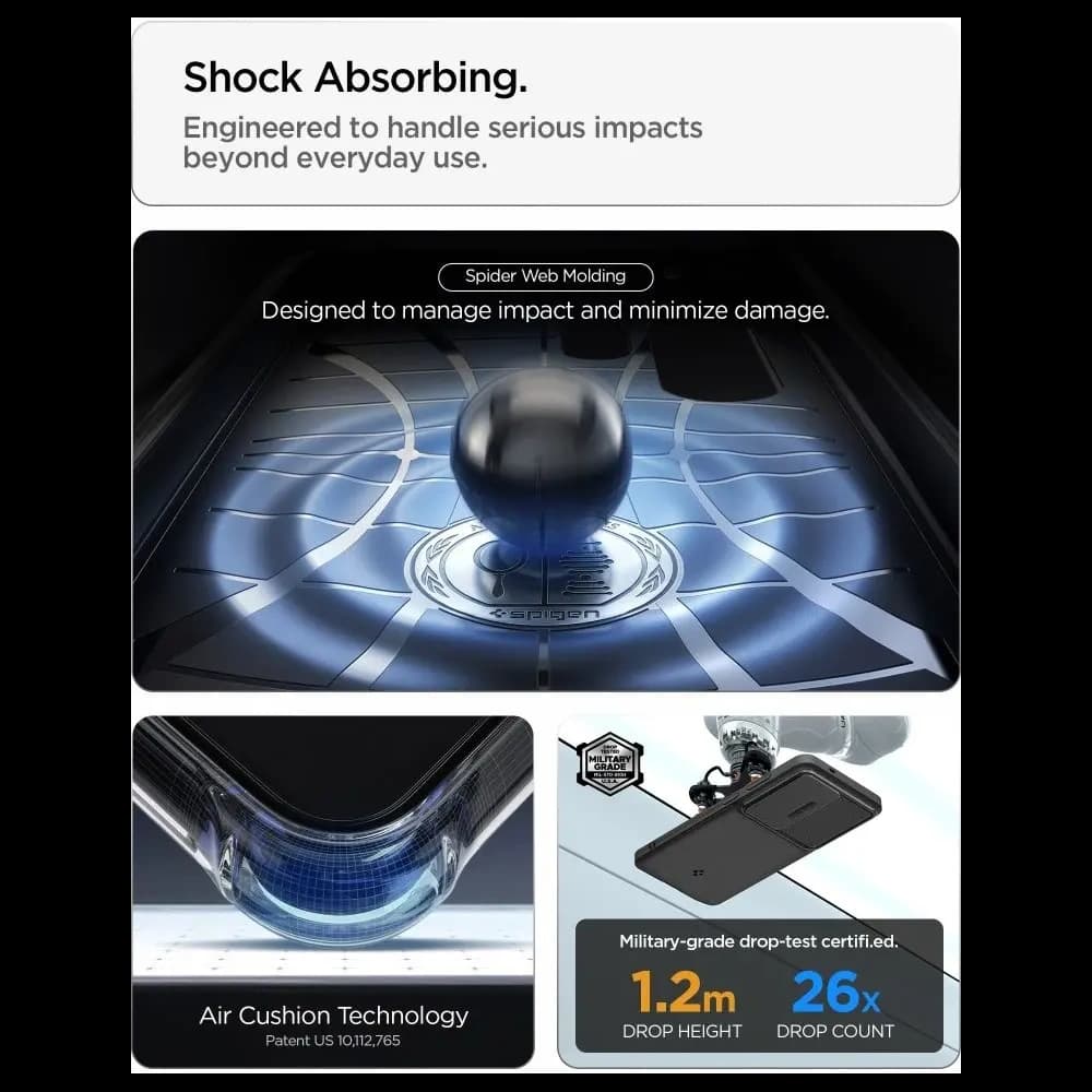 Spigen Optik Armor Samsung Galaxy S26 Ultra Schwarz - 7