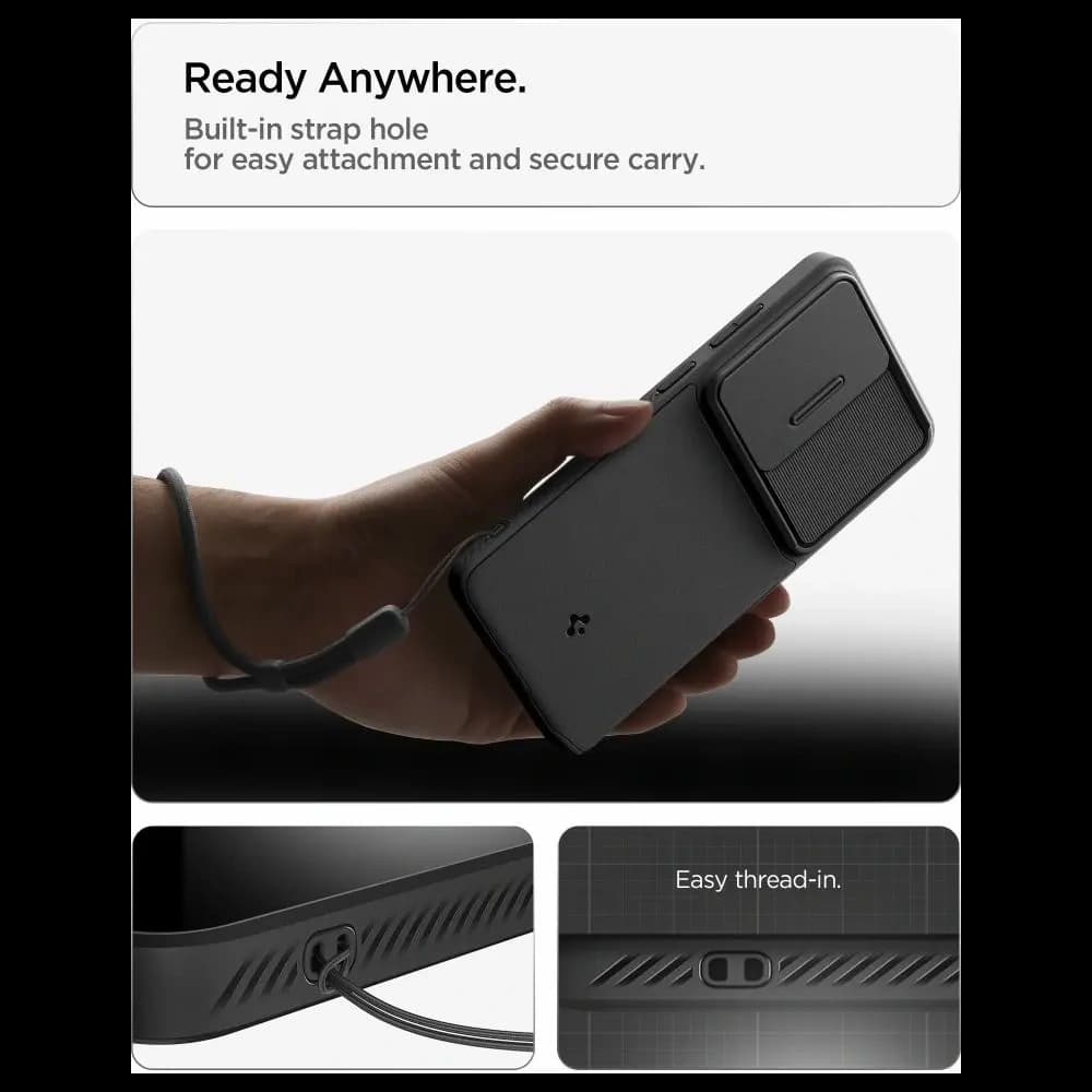 Spigen Optik Armor Samsung Galaxy S26 Ultra Schwarz - 9