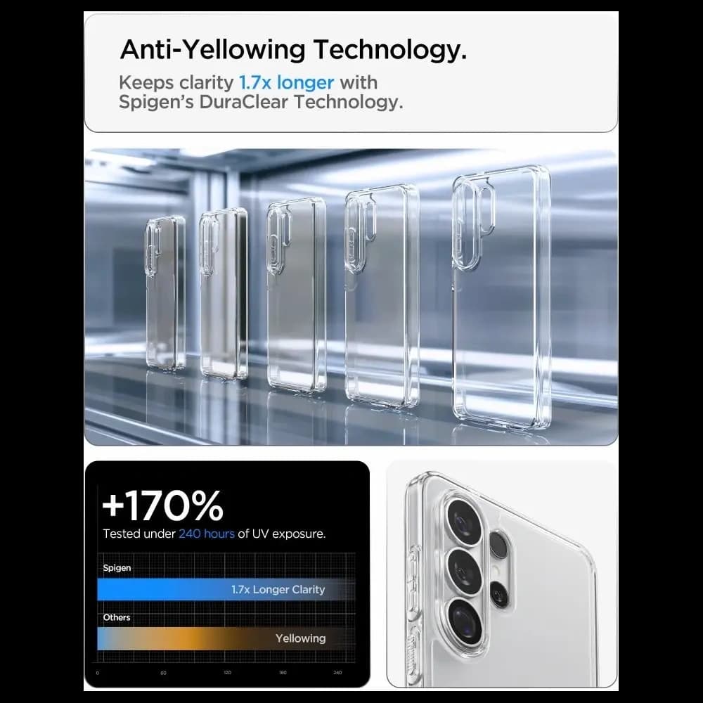 Spigen Ultra Hybrid Samsung Galaxy S26 Ultra Crystal Clear - 7