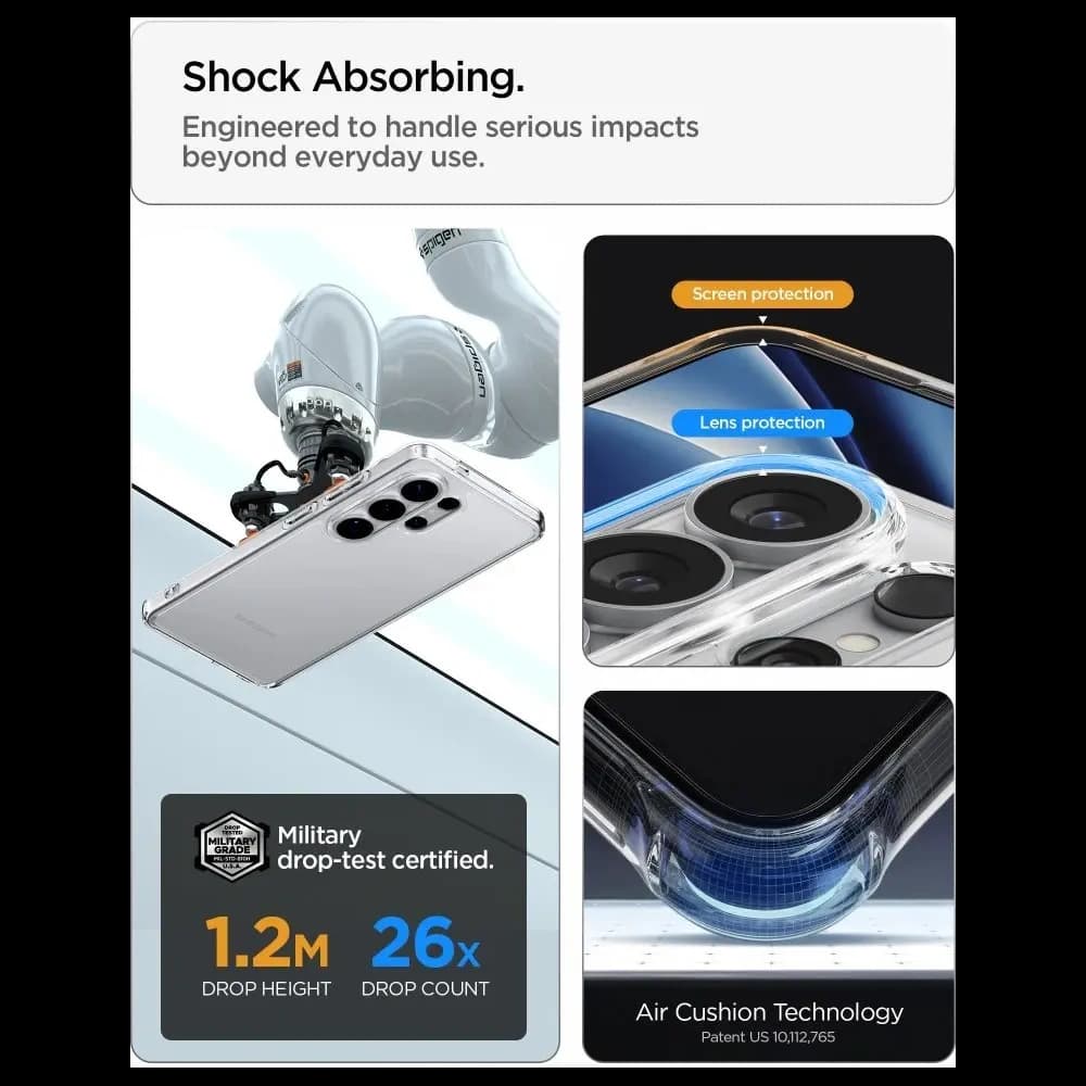 Spigen Ultra Hybrid Samsung Galaxy S26 Ultra Crystal Clear - 9