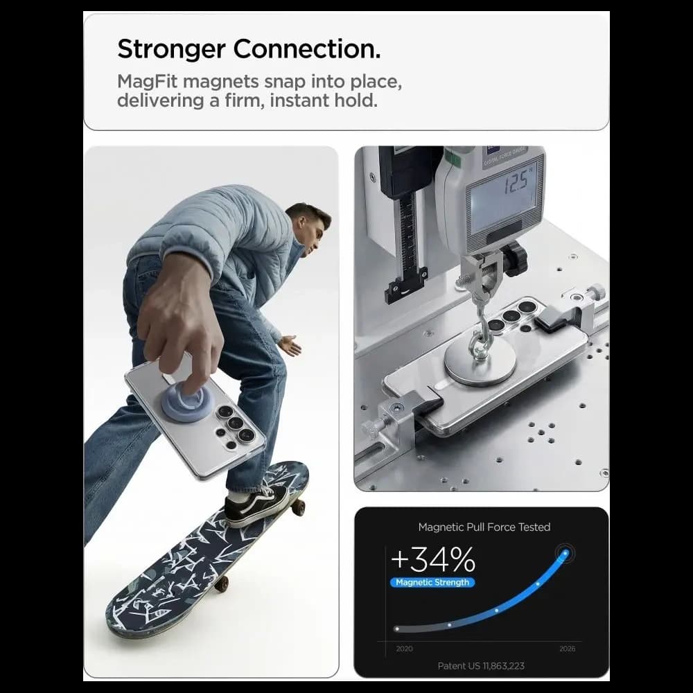 Spigen Ultra Hybrid Mag MagSafe Samsung Galaxy S26 Ultra Clear/white - 10