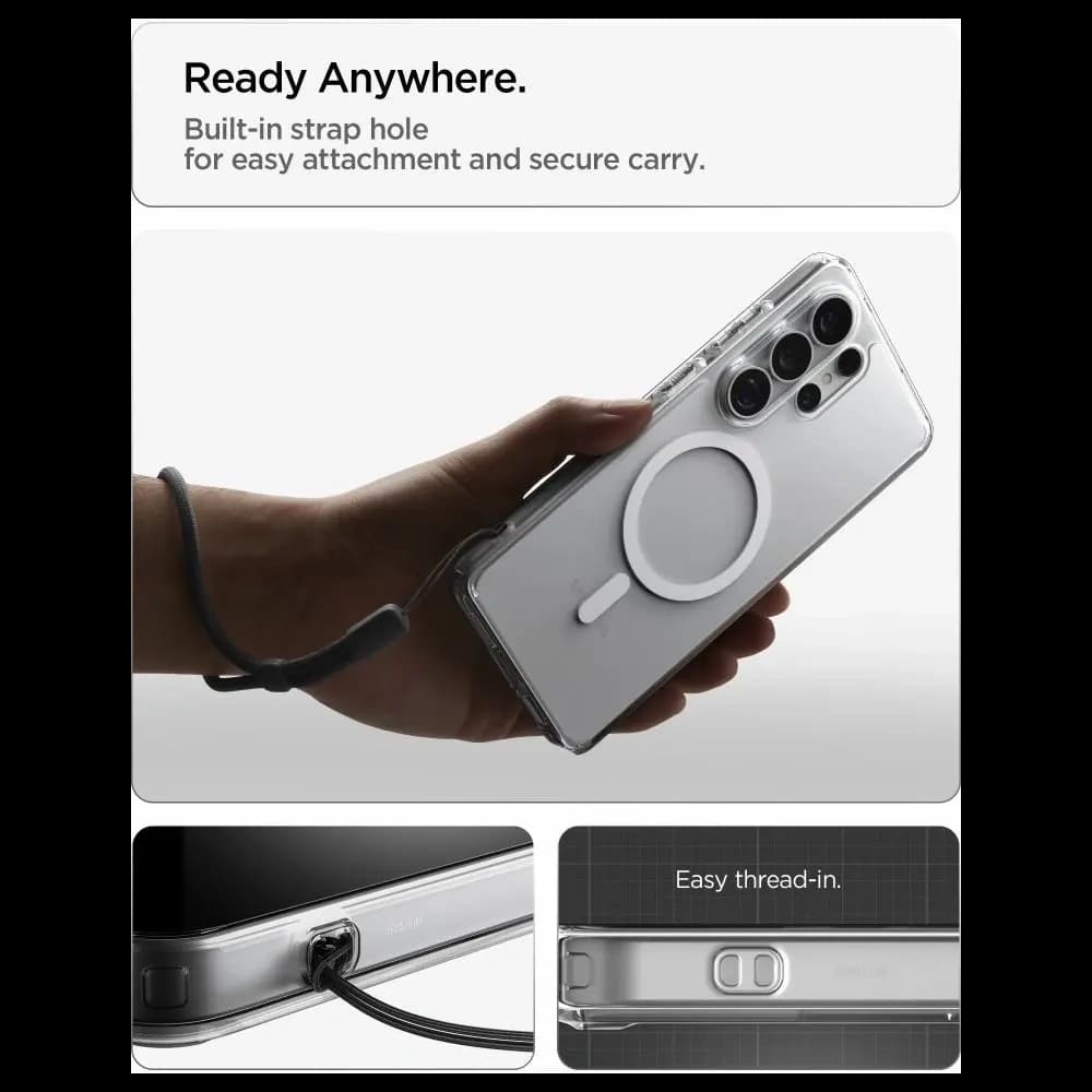 Spigen Ultra Hybrid Mag MagSafe Samsung Galaxy S26 Ultra Clear/white - 13