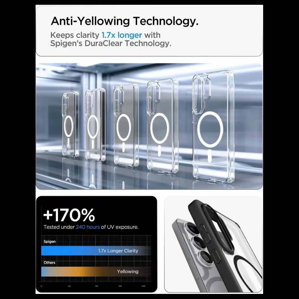 Spigen Ultra Hybrid Mag MagSafe Samsung Galaxy S26 Ultra Matte Black - 8