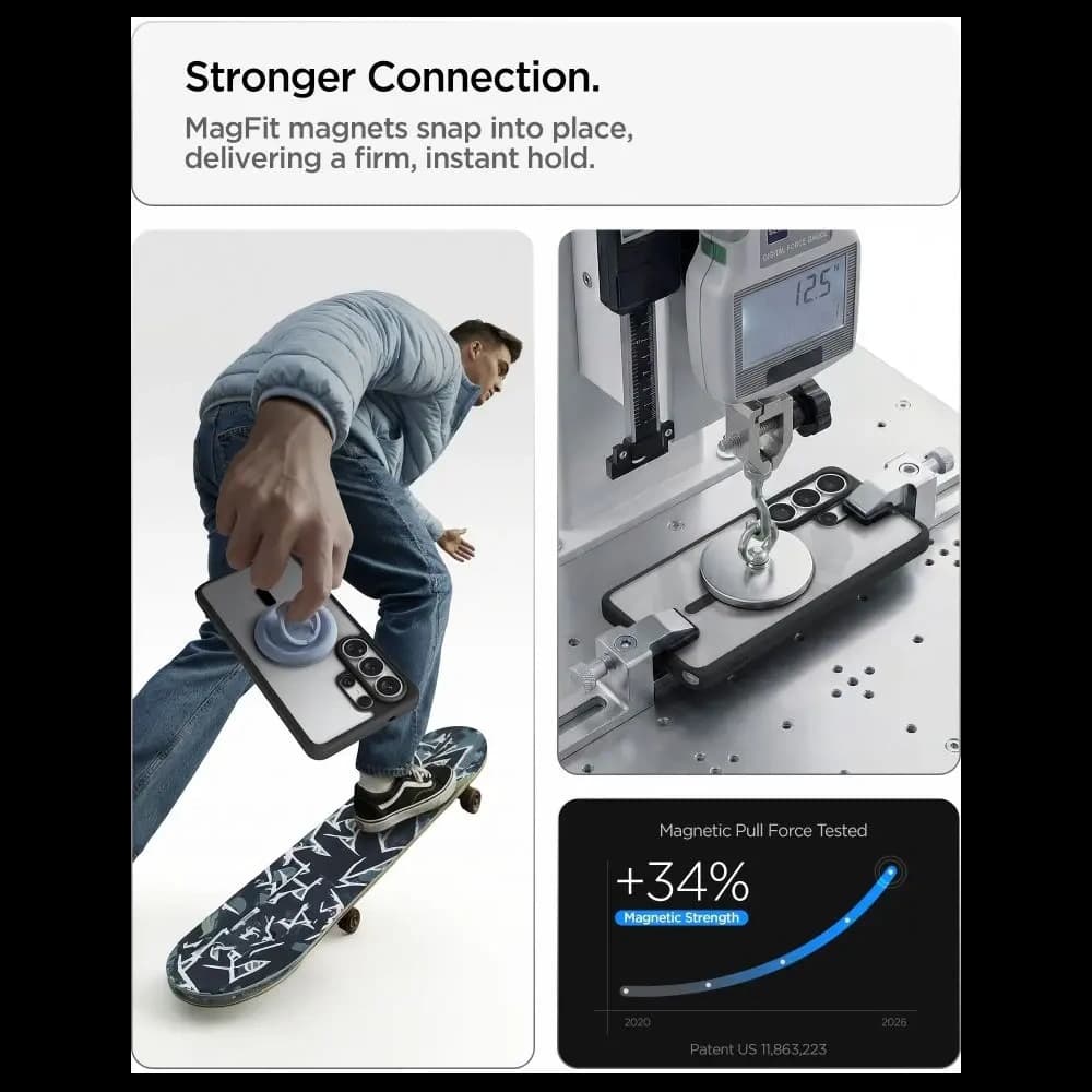 Spigen Ultra Hybrid Mag MagSafe Samsung Galaxy S26 Ultra Matte Black - 10