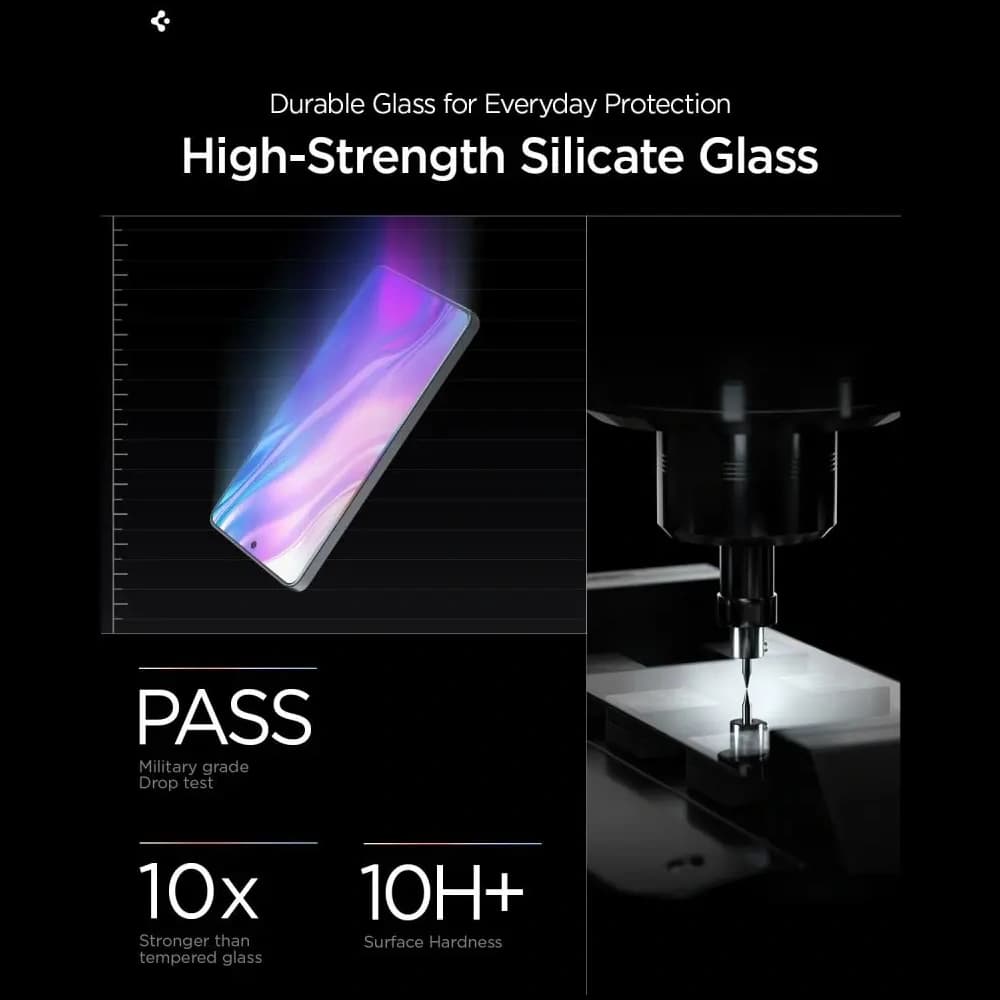 Spigen Glas.tr ez Fit Pro Anti Reflection Samsung Galaxy S26 Ultra Clear [2 PACK] - 8
