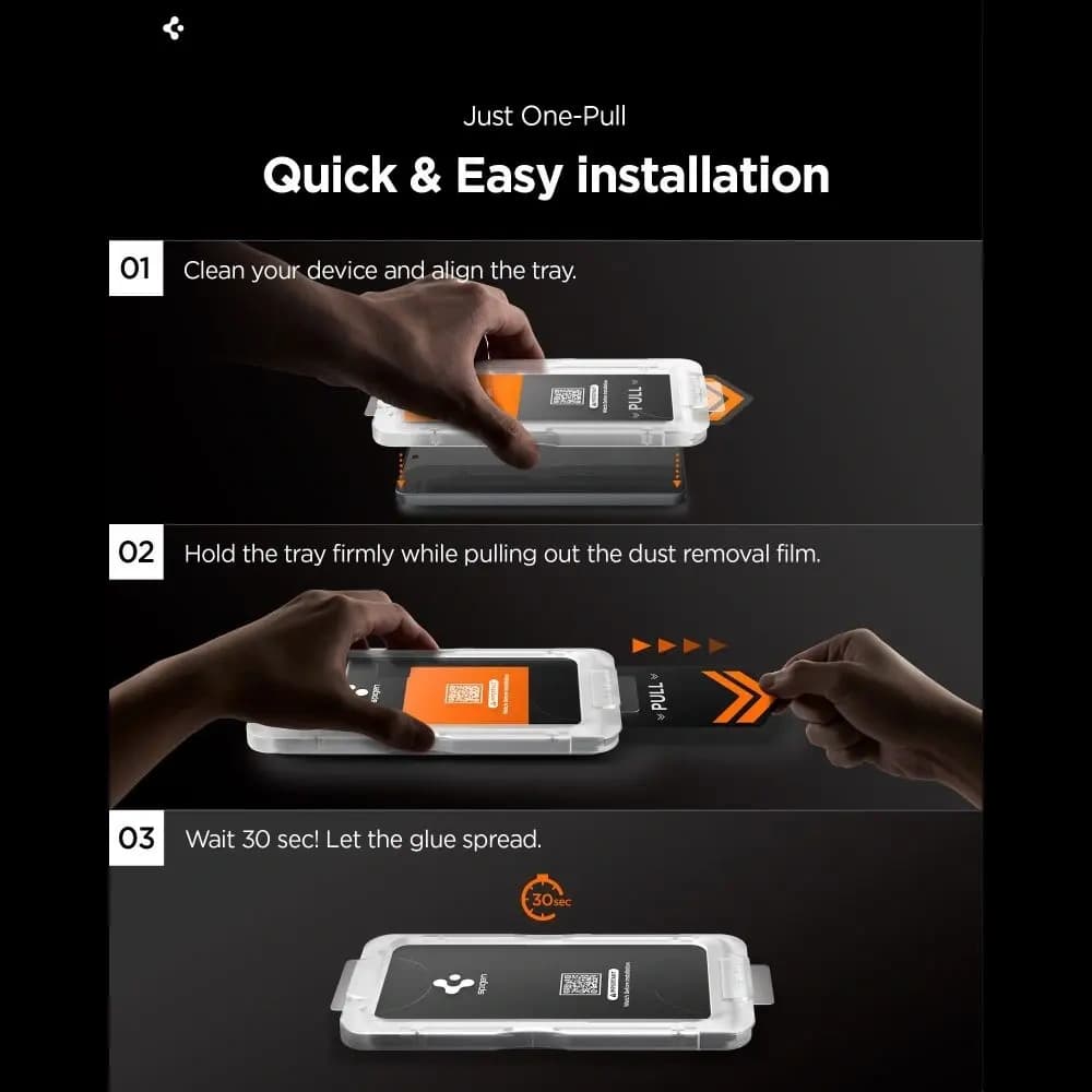 Szkło hartowane Spigen Glas.tr ez Fit Pro HD do Samsung Galaxy S26 Ultra Clear [2 PACK] - 13