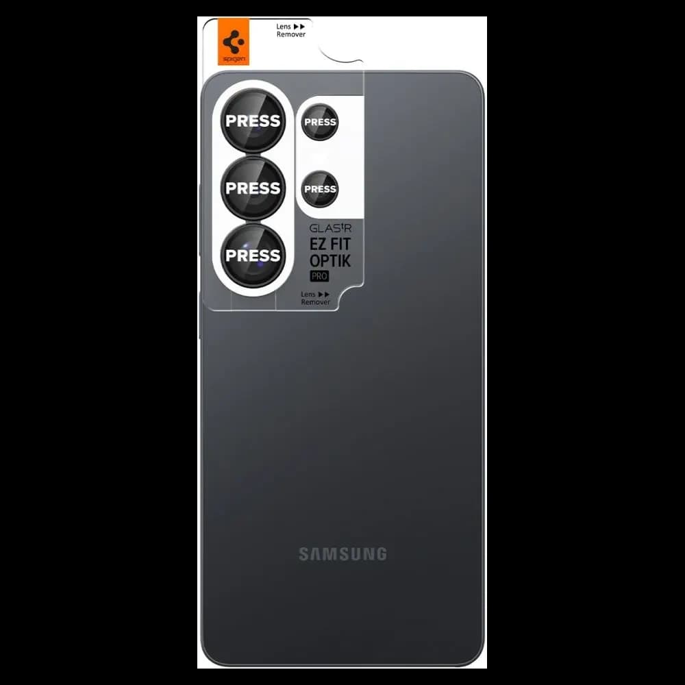 Spigen Optik Pro HD Glas.tr ez Fit Camera Protector Samsung Galaxy S26 Ultra Black [2 PACK] - 2