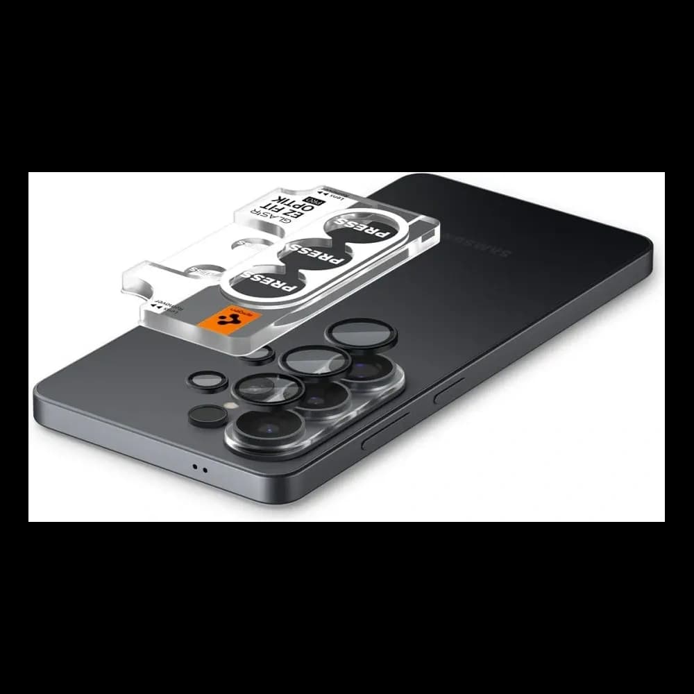 Spigen Optik Pro HD Glas.tr ez Fit Camera Protector Samsung Galaxy S26 Ultra Black [2 PACK] - 6