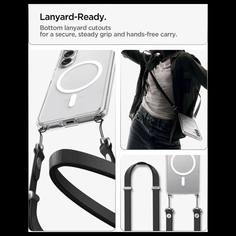 Spigen Ultra Hybrid Mag MagSafe Samsung Galaxy S26+ Plus Clear/white - 12