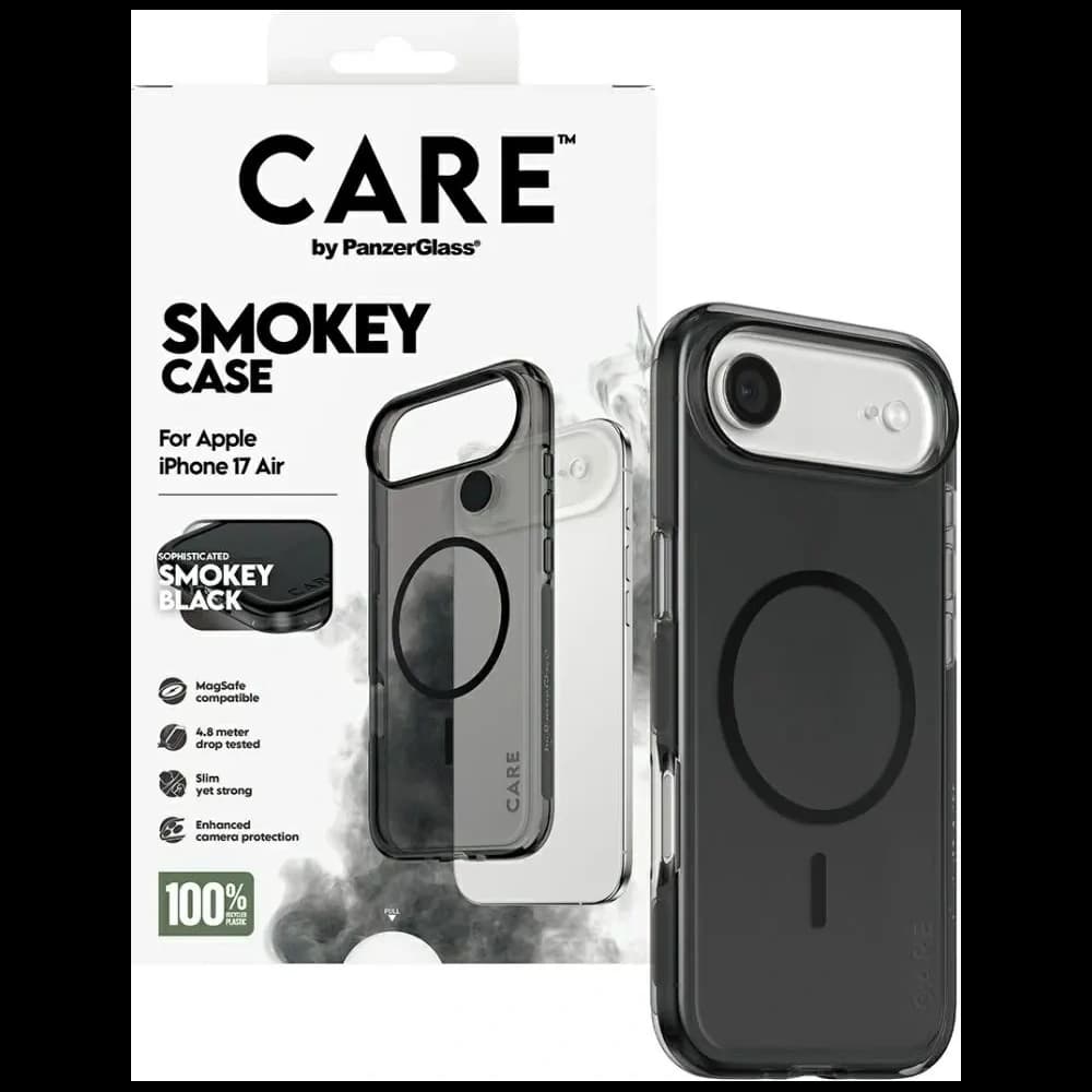 CARE by PanzerGlass Flagship Urban Explorer w. Black MagSafe Apple iPhone Air smoke - 4