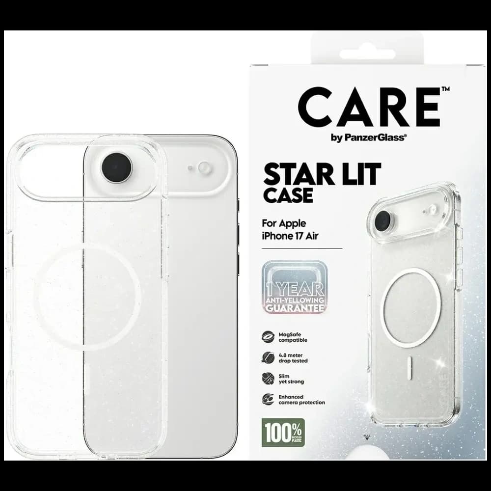 CARE by PanzerGlass Flagship Urban Explorer w. White MagSafe Apple iPhone Air Star Lit - 1