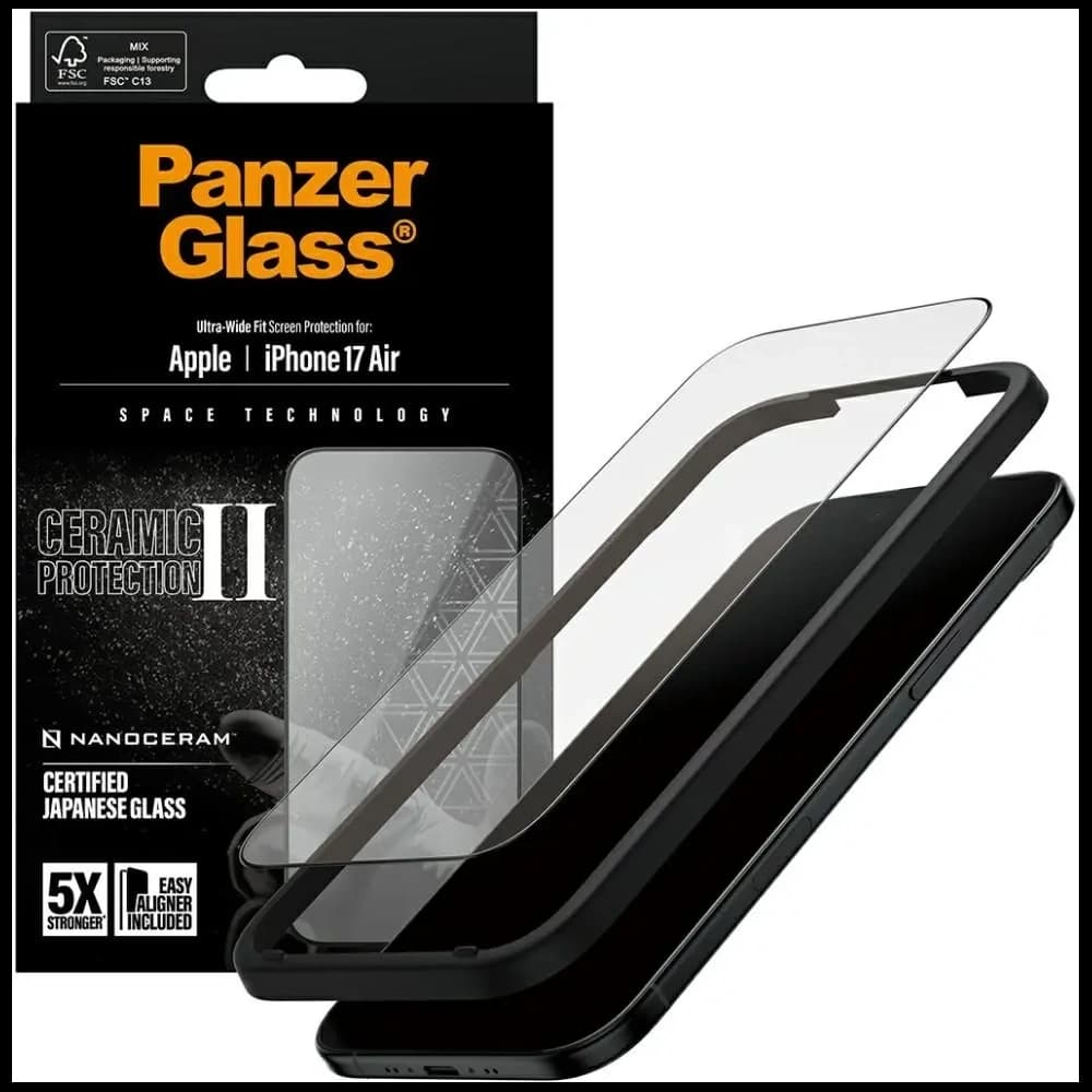 PanzerGlass Ceramic II Ultra-Wide Fit EasyAligner Apple iPhone Air
 - 4