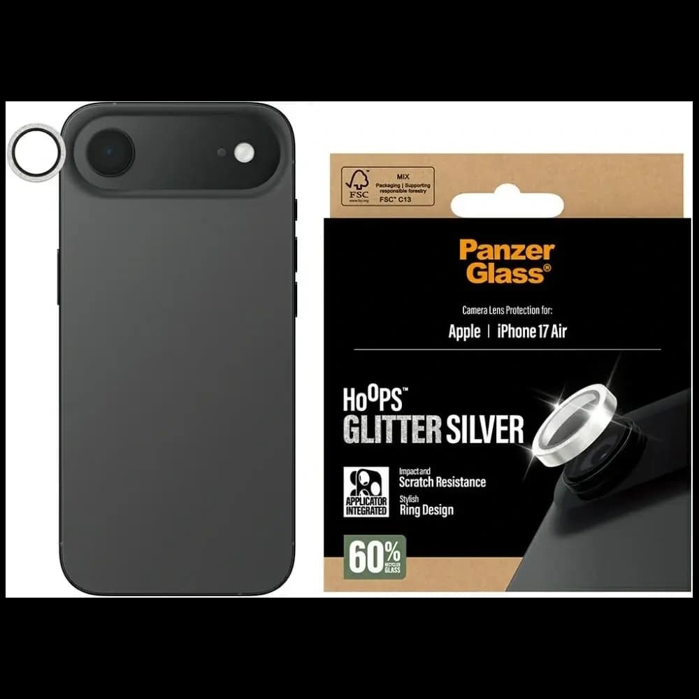 PanzerGlass Hoops Glitter Apple iPhone Air silver - 1