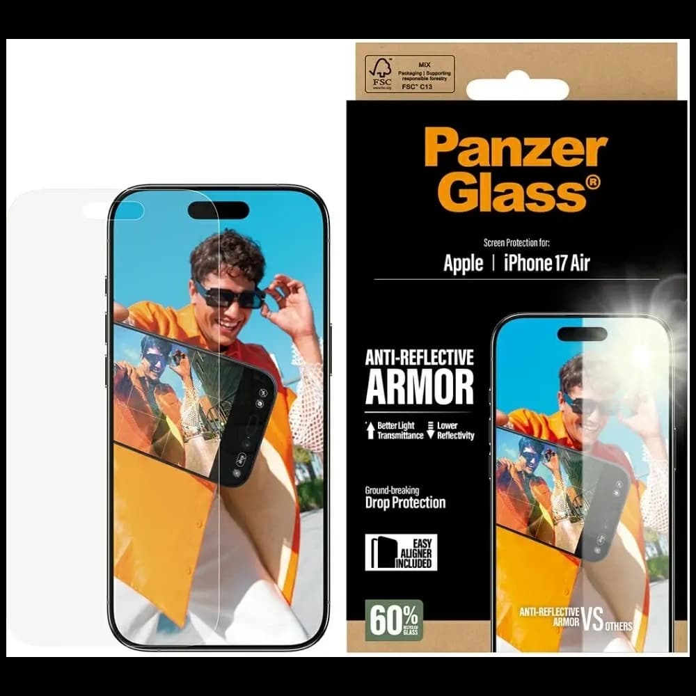 PanzerGlass Armor Anti-Reflective EasyAligner Apple iPhone Air - 1