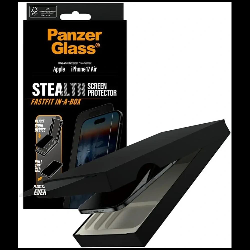PanzerGlass Stealth Ultra-Wide Fit Fastfit Apple iPhone Air - 4