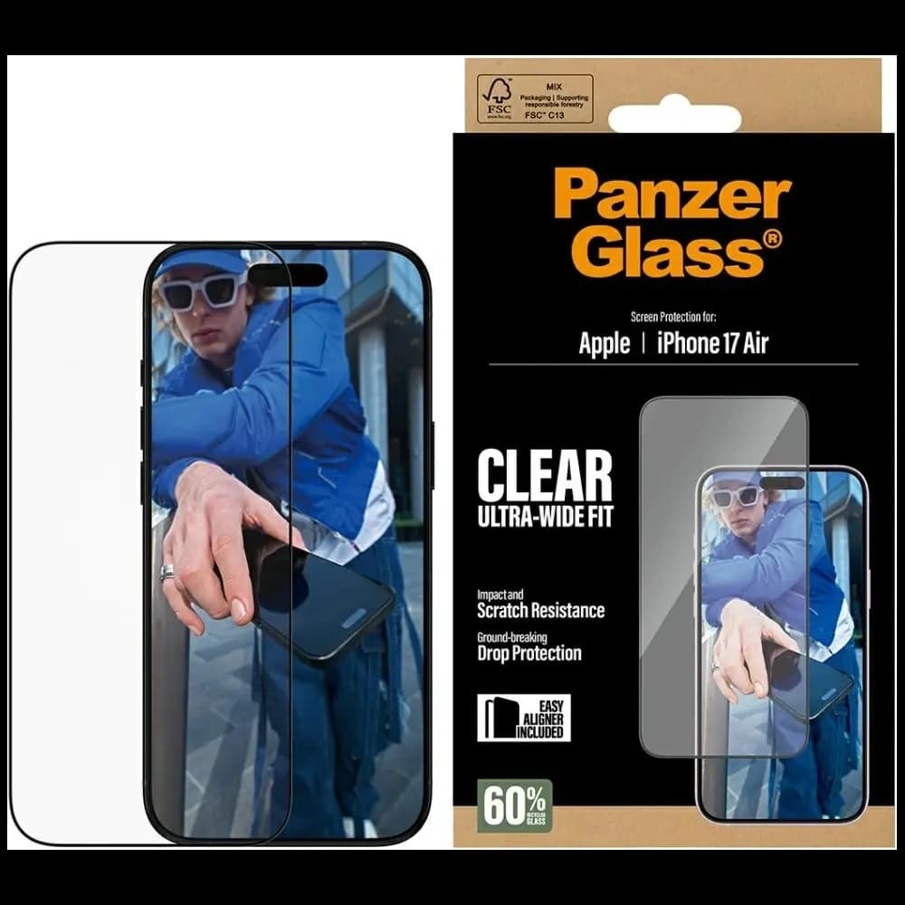 PanzerGlass Ultra-Wide Fit EasyAligner Apple iPhone Air - 1