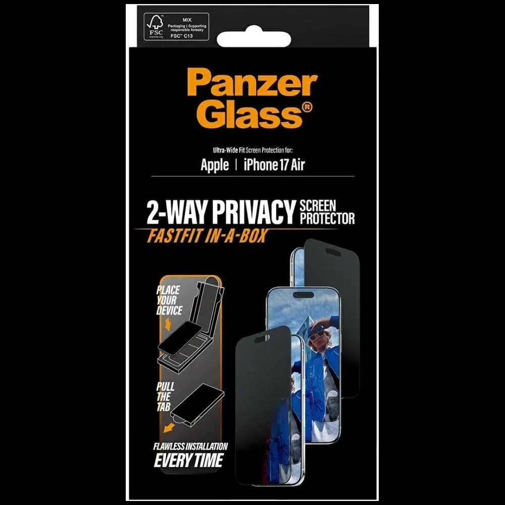 PanzerGlass Ultra-Wide Fit Fastfit Apple iPhone Air - 6
