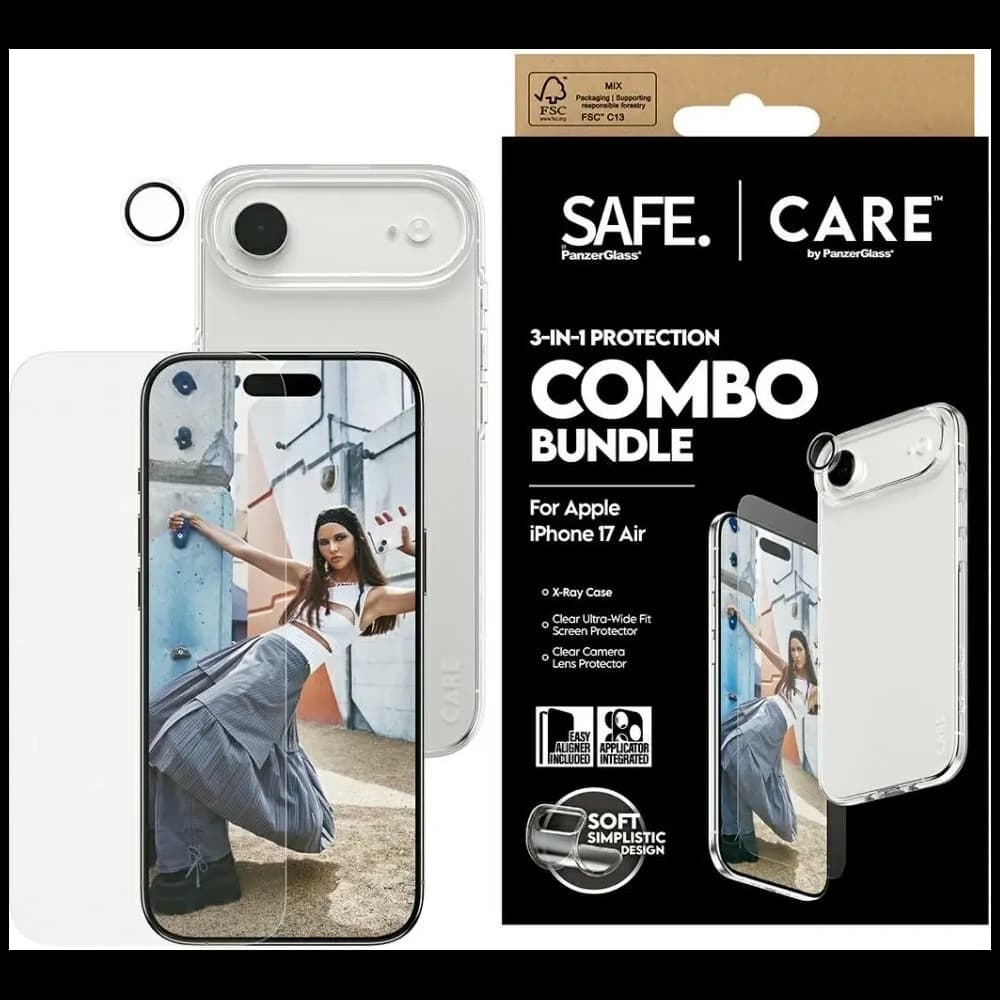 CARE by PanzerGlass Fashionable Combo 3in1 Apple iPhone Air - 1