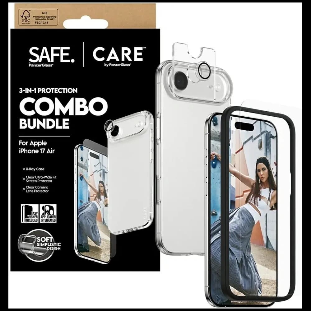 CARE by PanzerGlass Fashionable Combo 3in1 Apple iPhone Air - 4