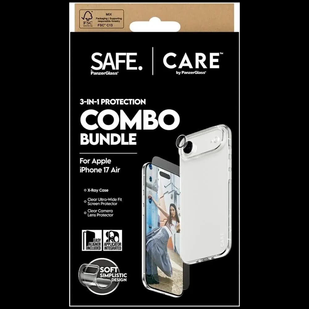 CARE by PanzerGlass Fashionable Combo 3in1 Apple iPhone Air - 5