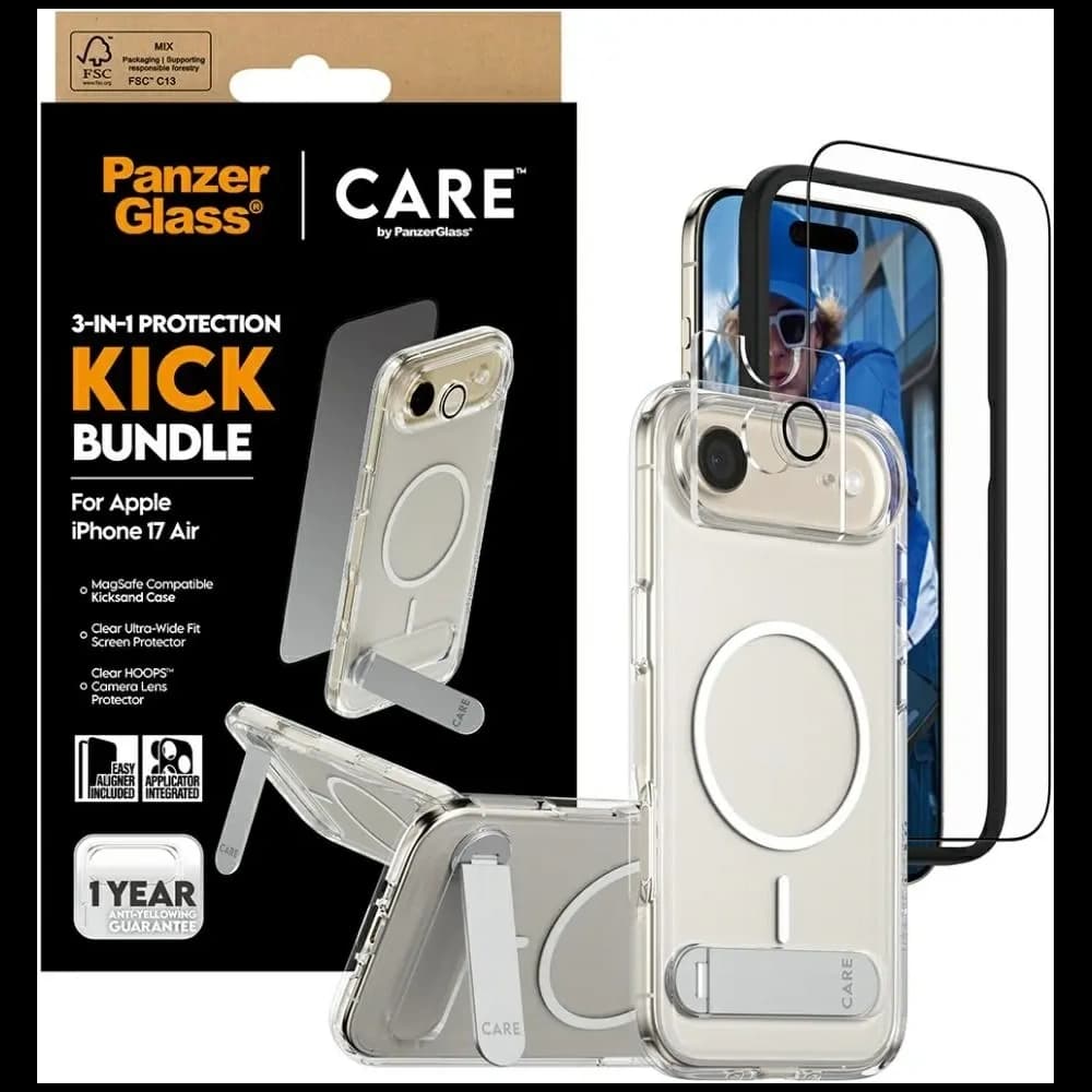 CARE by PanzerGlass Feature Kick 3in1 Set Apple iPhone Air - 4