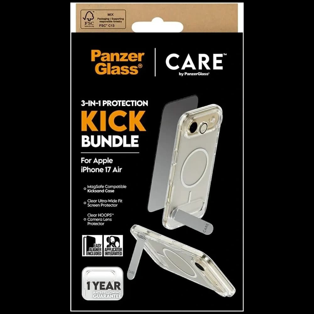 CARE by PanzerGlass Feature Kick 3in1 Set Apple iPhone Air - 5