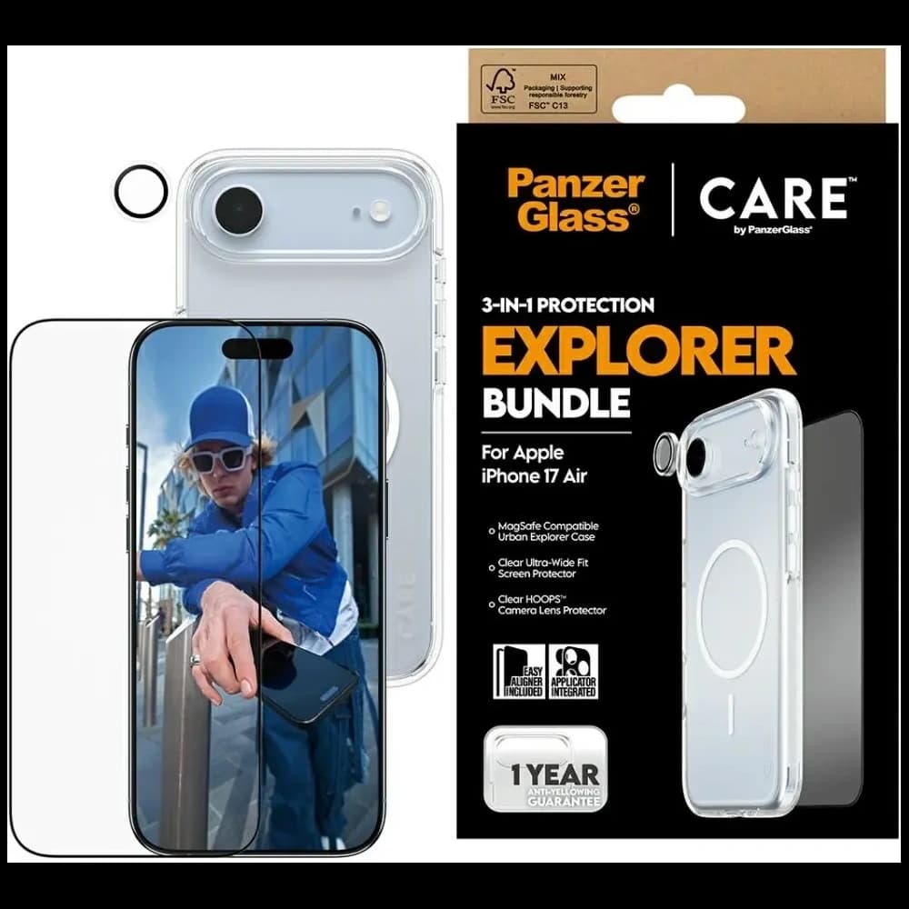 CARE by PanzerGlass Flagship Explorer 3in1 Apple iPhone Air - 1