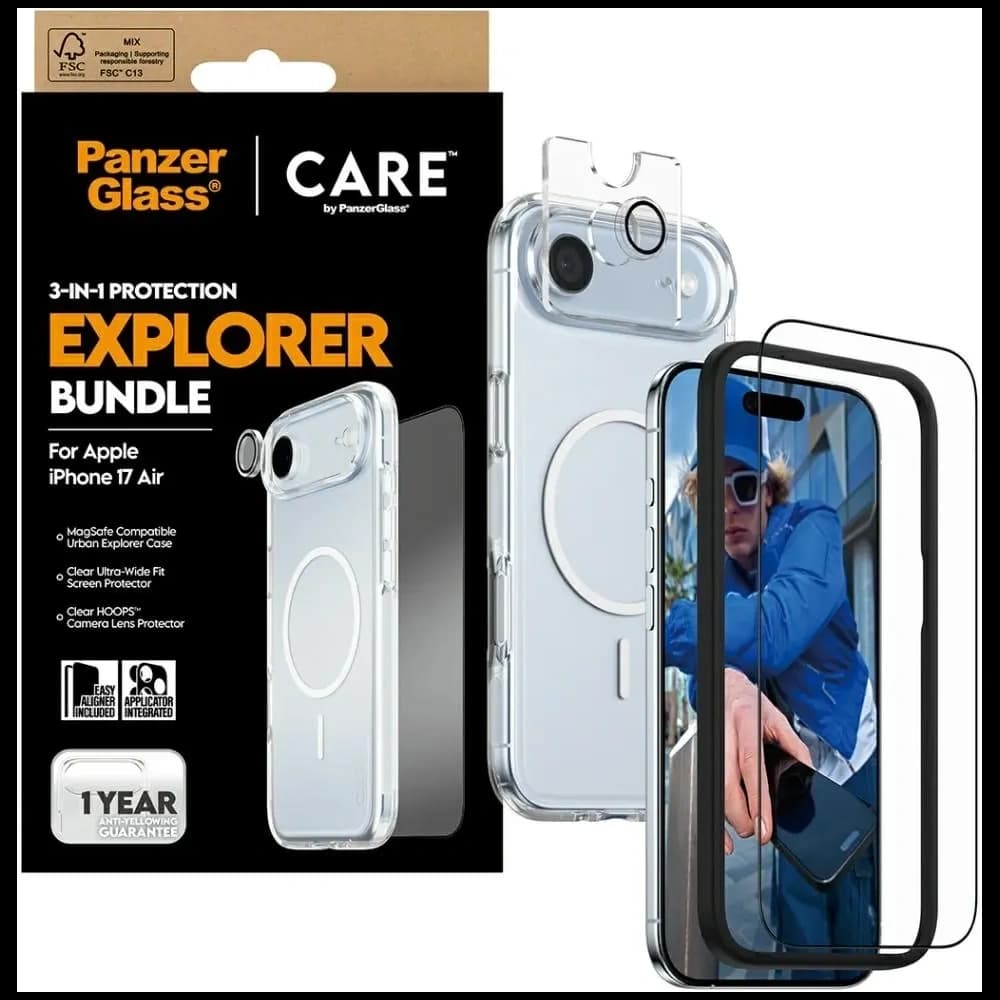 CARE by PanzerGlass Flagship Explorer 3in1 Apple iPhone Air - 4