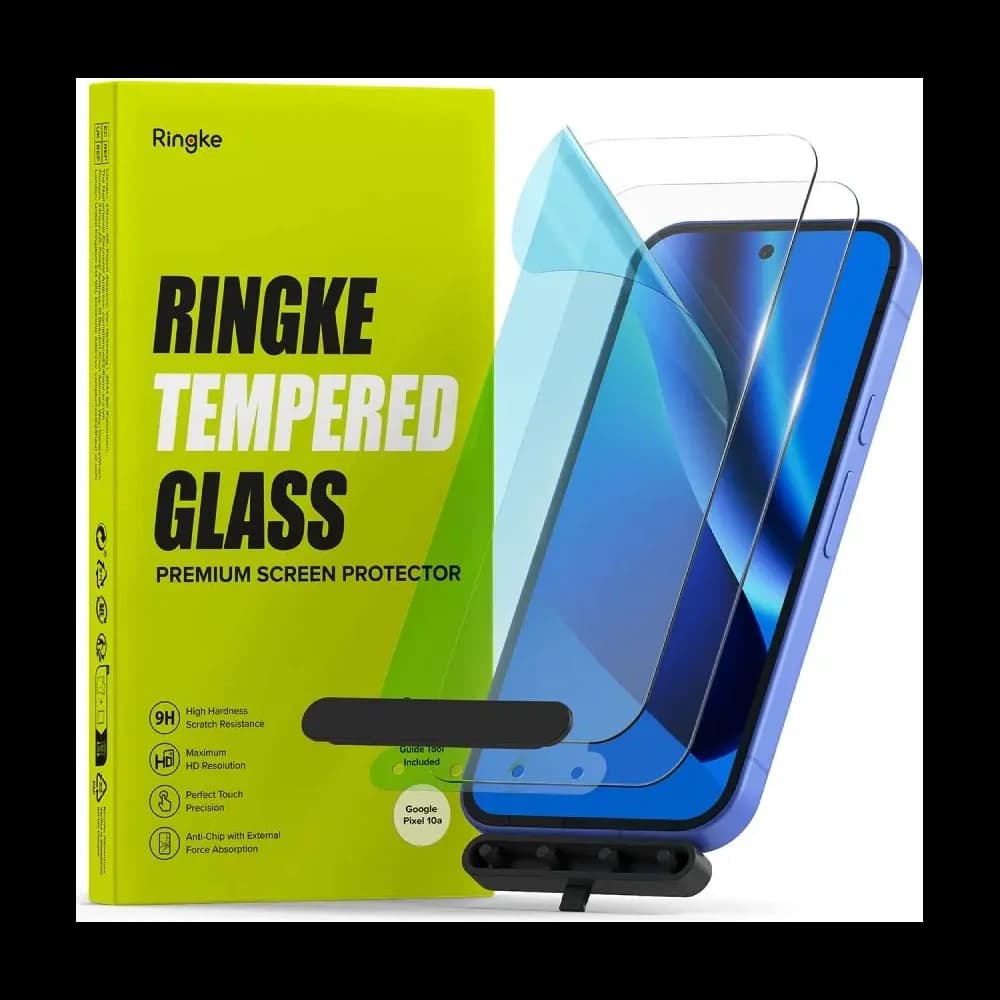 Ringke Tempered Glass Google Pixel 10a Klar [2 PACK]
 - 1