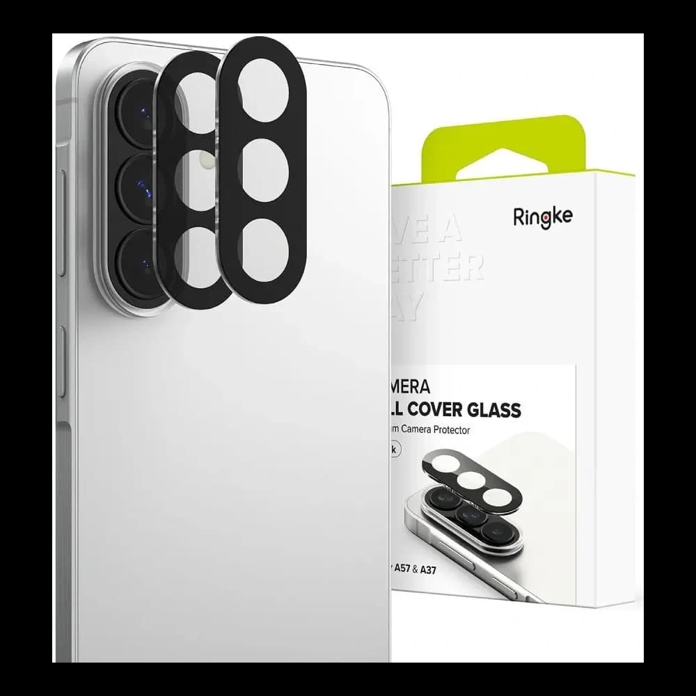 Ringke Camera Full Cover Samsung Galaxy A37 / A57 5G Black [2 PACK] - 1