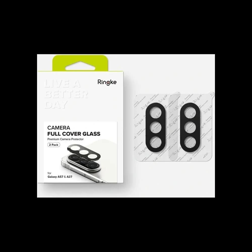 Ringke Camera Full Cover Samsung Galaxy A37 / A57 5G Black [2 PACK] - 6