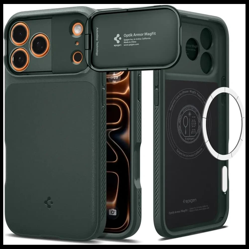 Spigen Optik Armor Mag MagSafe Apple iPhone 17 Pro Max Abyss Green - 1