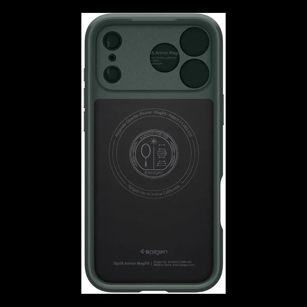 Spigen Optik Armor Mag MagSafe Apple iPhone 17 Pro Abyss Green - 3