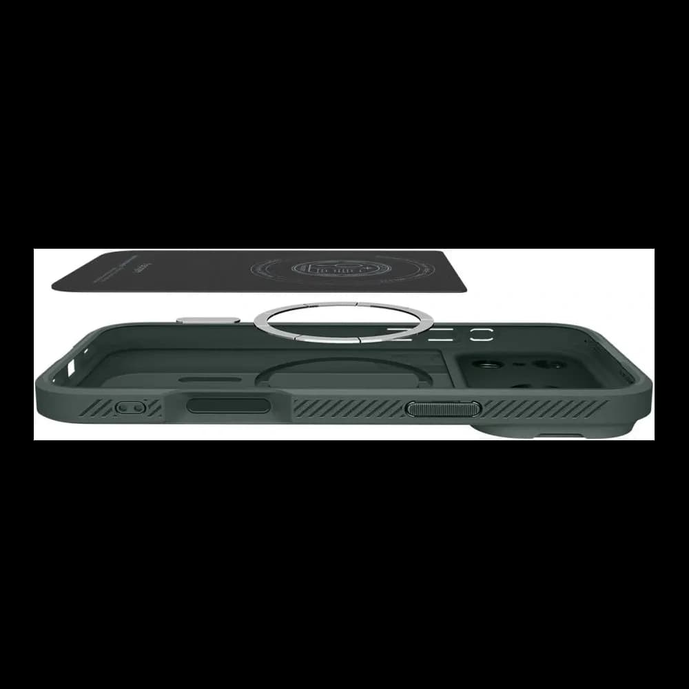 Spigen Optik Armor Mag MagSafe Apple iPhone 17 Pro Abyss Green - 8
