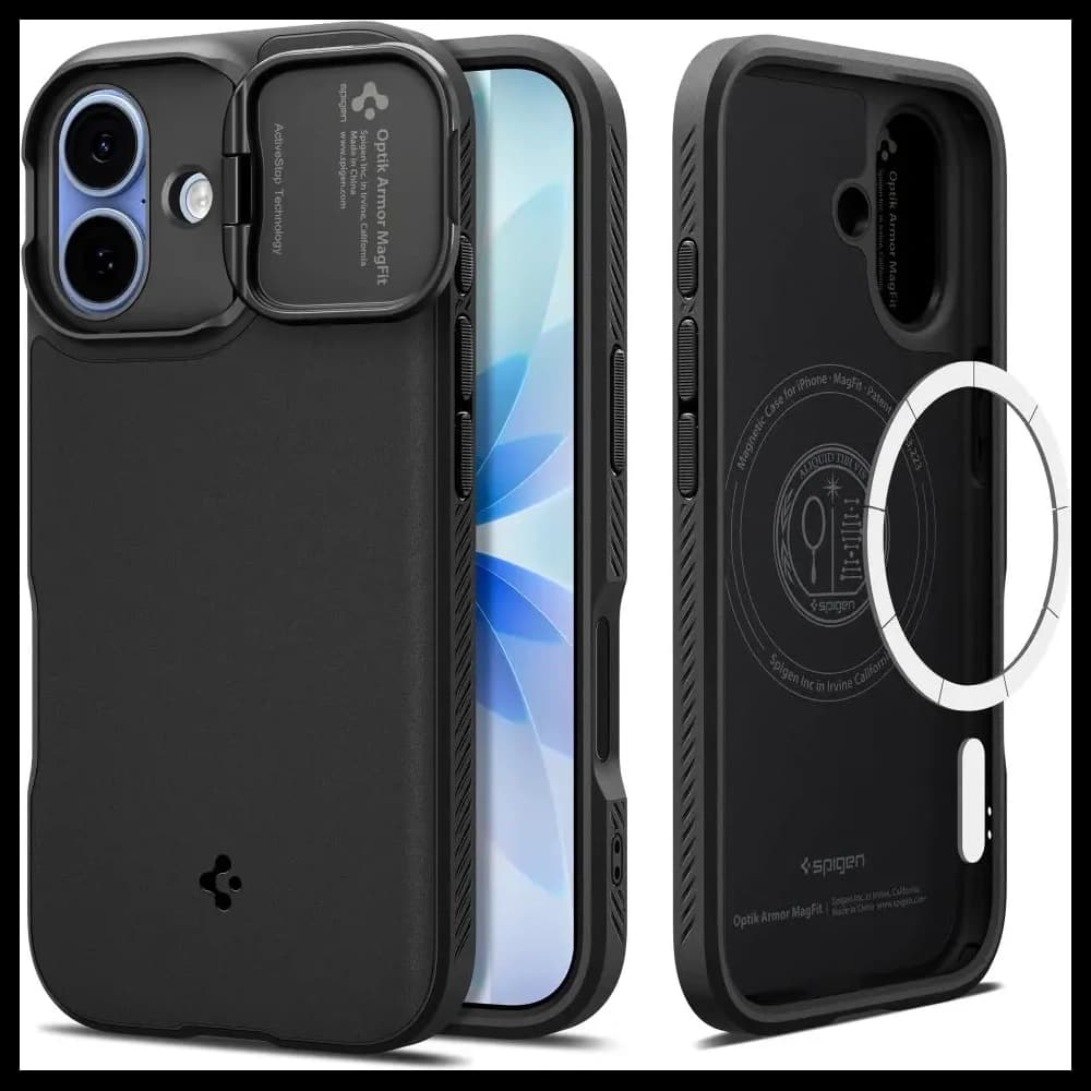 Spigen Optik Armor Mag MagSafe Apple iPhone 17 Black - 1