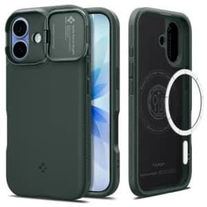 Spigen Optik Armor Mag MagSafe Apple iPhone 17 Abyss Green