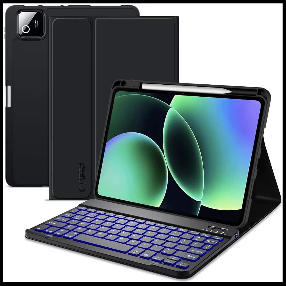 Tech-protect SmartCase Pen + Keyboard Xiaomi Pad 8 / 8 Pro / 7 / 7 Pro 11.2 Schwarz
 - 1