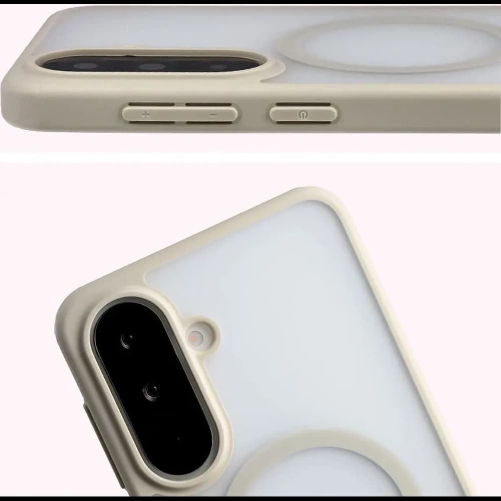 Bizon MatteO Magnetic Pack Samsung Galaxy A37 5G / A36 5G, smoky beige - 5